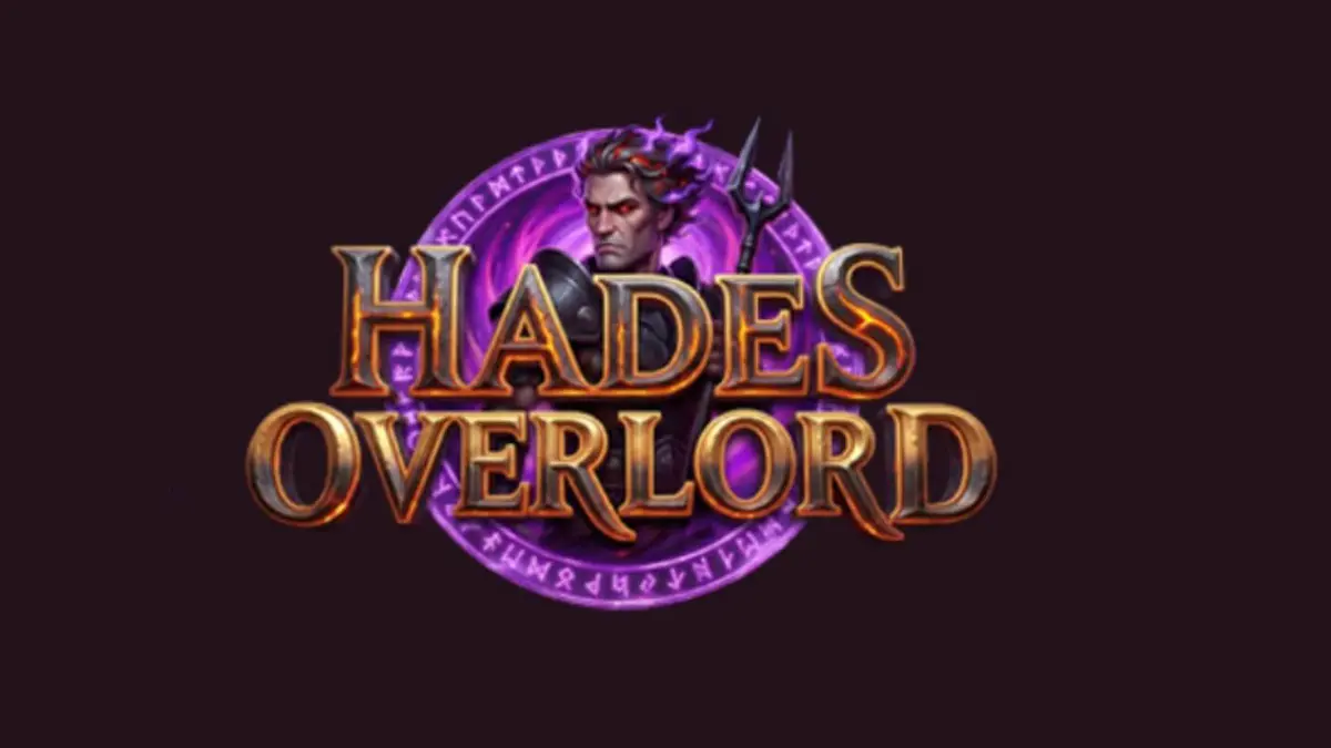 Tampilan visual slot Hades Overlord dengan tema mitologi Yunani dan suasana dunia bawah yang gelap.